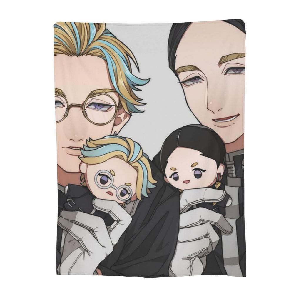 Haitani Brothers Manga Collage Blanket Soft Warm Flannel Throw Blanket Cover for Bed Living room Picnic Travel Home Sofa