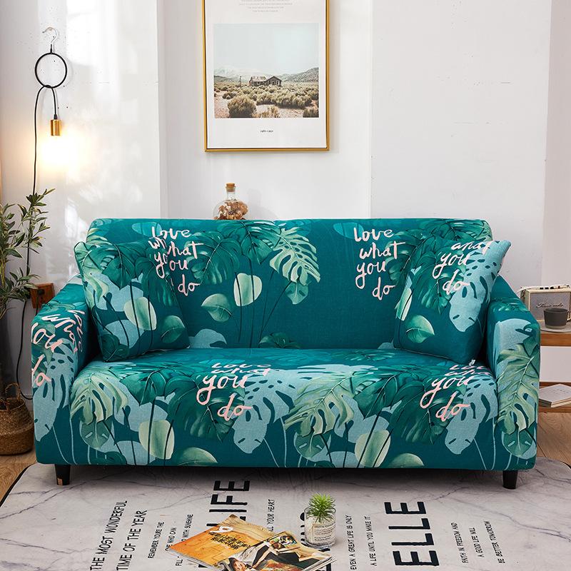 Geometric Printing Stretch Sofa Cover All-Inclusive Non-Slip Sofa Slipcover Combination Imperial Concubine Living Room Fabric Craft