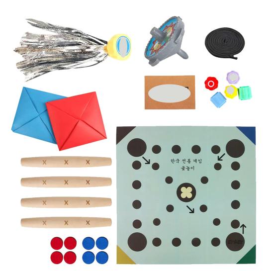 Korean Traditional Play Game Set Hand Eye Coordination Training Toy Korean Folk Stone