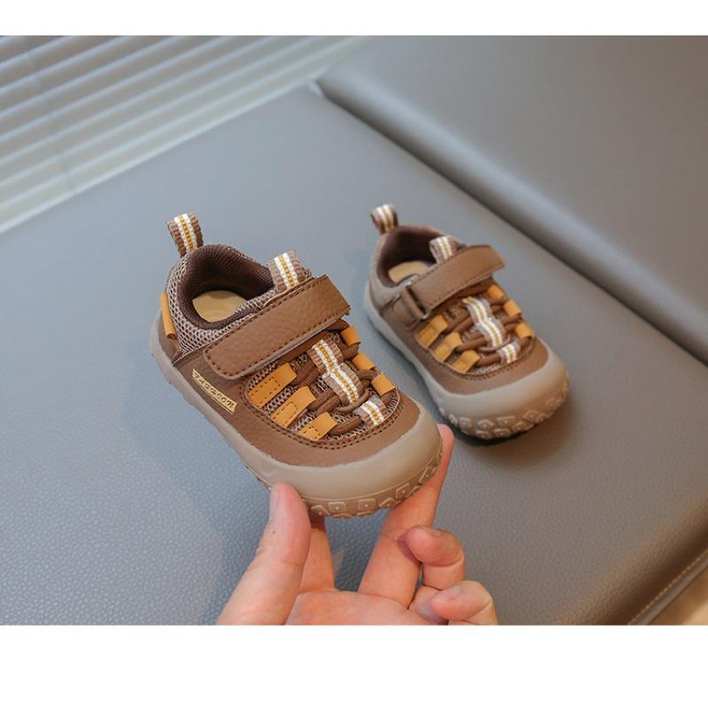 New Baby Toddler Shoes Breathable Mesh Children's Shoes Non-slip Soft Sole Men's and Women's Sports Shoes
