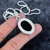 Blue Triplet Opal Gemstone 925 Sterling Silver Jewelry Pendant 1.69" M-2910
