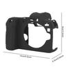 Silicone Shockproof Soft Light Camera Screen Protector Case Cover for Canon EOS R(Black)