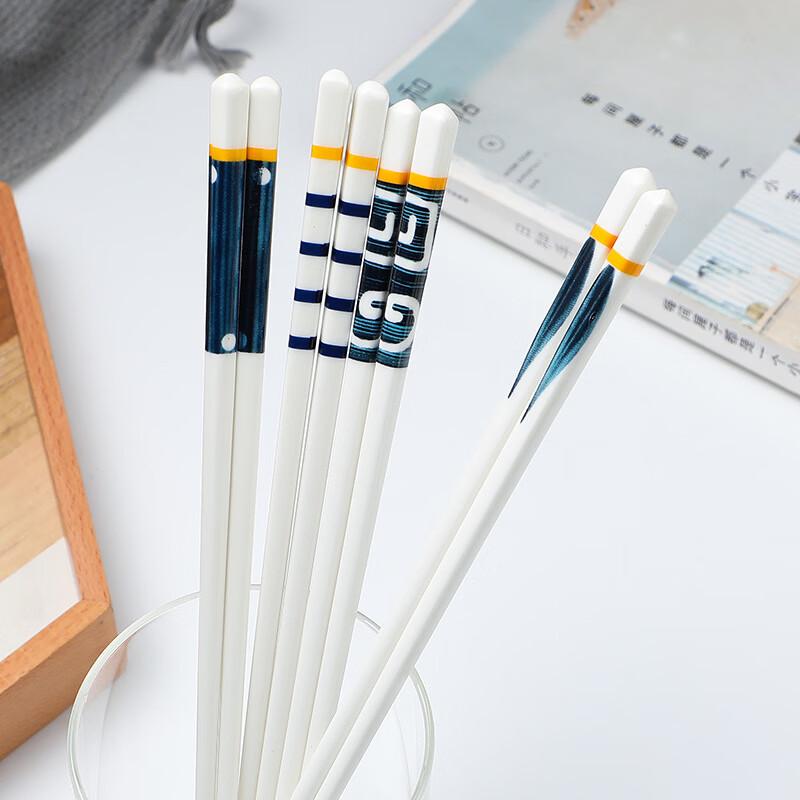 Ru Han Japanese Ripple Ceramic Chopsticks