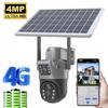 Zewnętrzna Kamera Solarna 4K Dwa Obiektywy 4G Karta Sim 8Mp Aplikacja