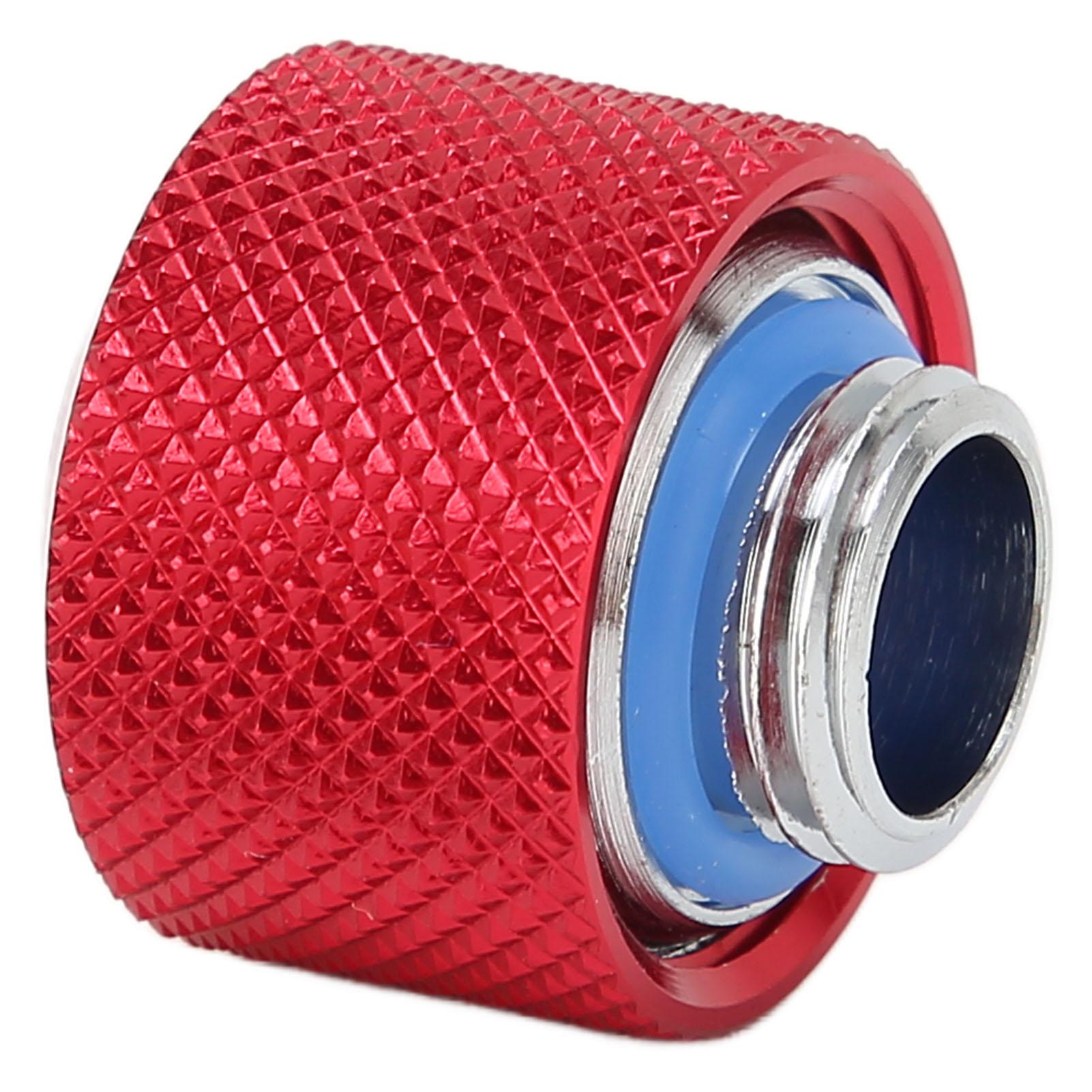 

Tube Compression Fitting Premium Brass High Durability Quick Screw Fitting for Computer червоний