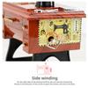 Vintage Sewing Machine Model Music Box Retro Mechanical Wind Up Musical Gift Creative Home Desk Art Ornament Collectible Craft