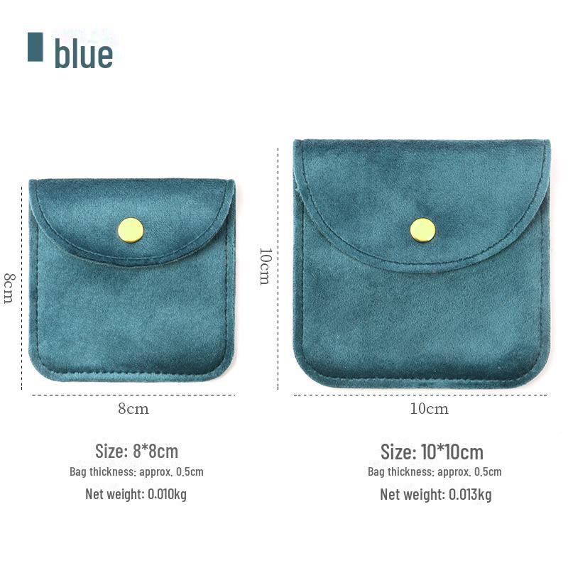 Einfache Samt-Schmuckaufbewahrungstasche für Armbänder und Ringe