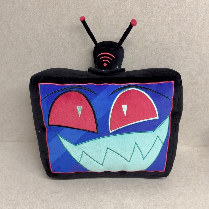 45cm Anime Hazbin Vox Vincent Plüschtier Kissen Puppe Spielzeug Hotel Vox Niedliche Weiche Kissenpuppen Peripherie Raum Dekorative Plüschkissen