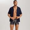 Hanro Fancy Micro Quick Dry Boxer Briefs  73125 Striped Palm Print 