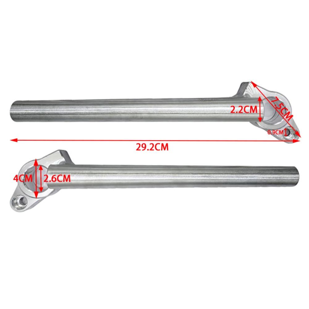 DIY Umbau Motorradlenker Silber für NAKED Lenker Langlebige Modifizierte Lenker Outdoor