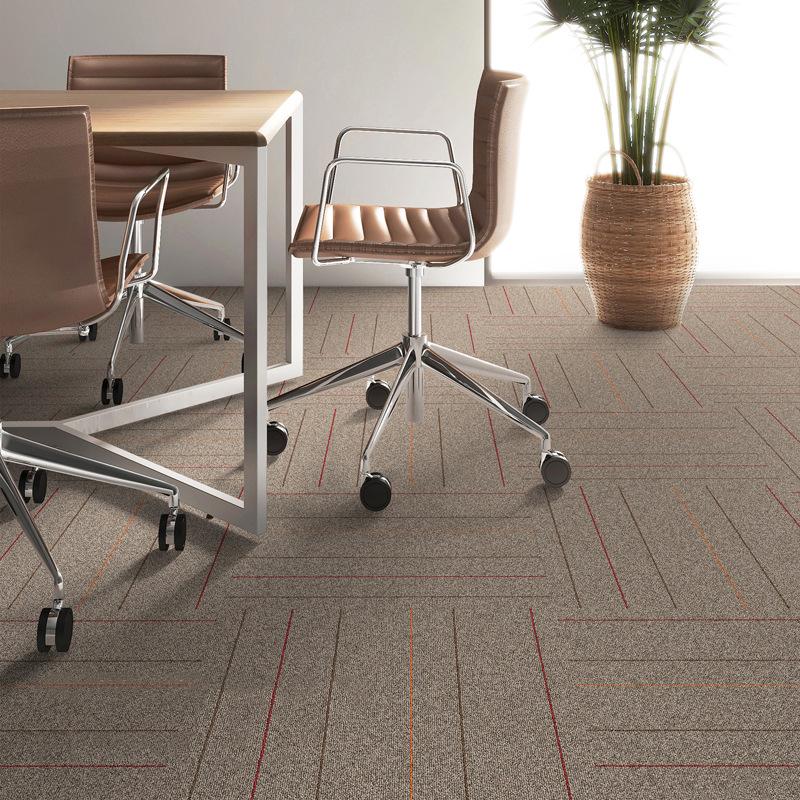 Большой лоскутный офисный ковер - B1 Огнестойкий коммерческий напольный коврик для гостиниц 1 sq.m (Asphalt Base)