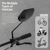 Bicycles 360 Degree Rotatable Handlebars Rearview Reflector Safety Mirror Adjustable Handlebar Bikes Rear View Mirror