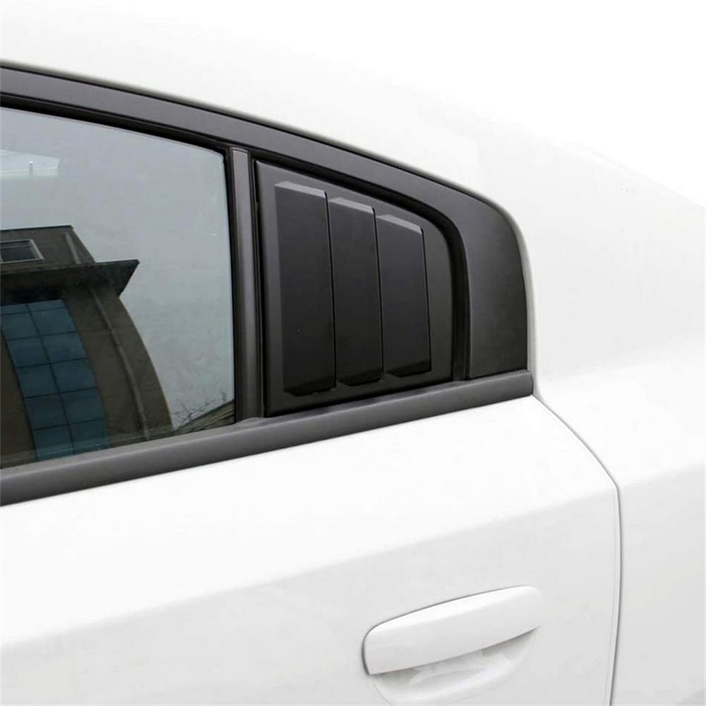 2Pcs/Set Rear Window Blinds Quarter Louvers Cover For Dodge Charger 2011-2021