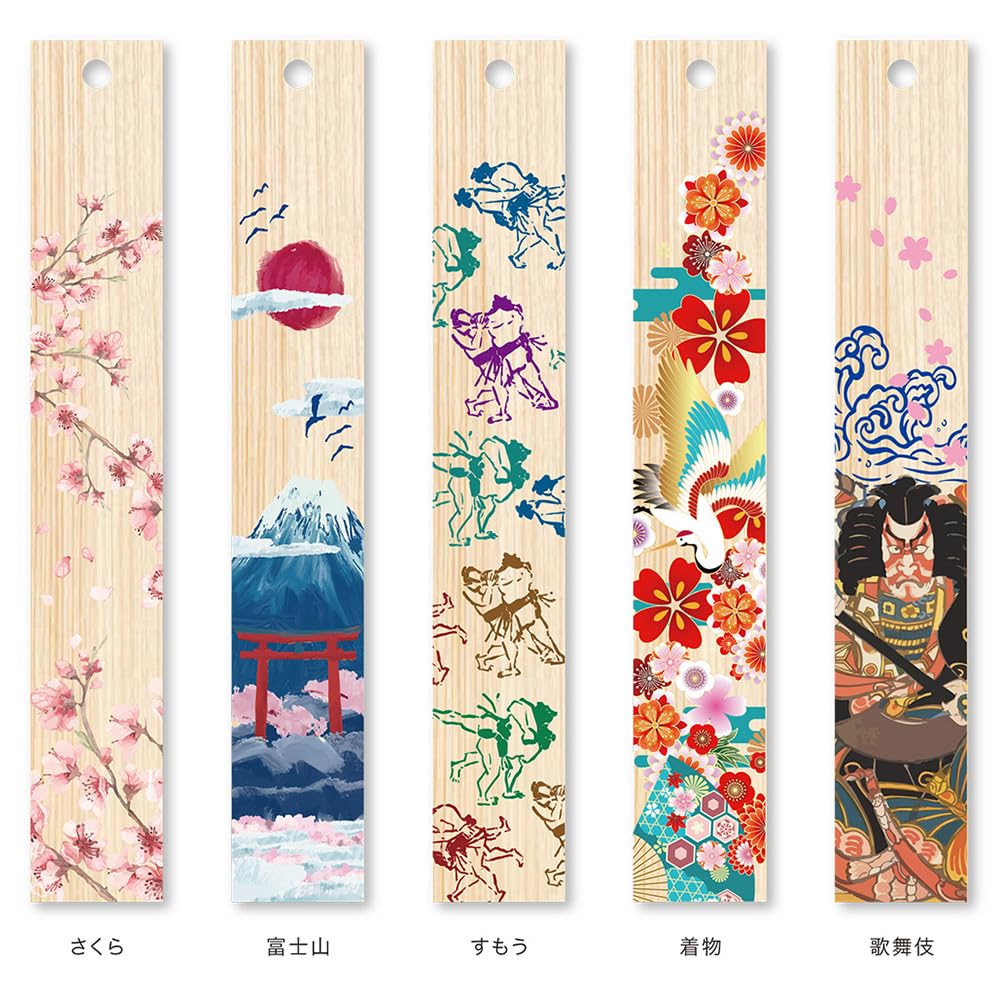 Alphax Wooden Made In Hinoki Tokyo Bookmark, Bookmark, Japan, Bookmark, AP-914570