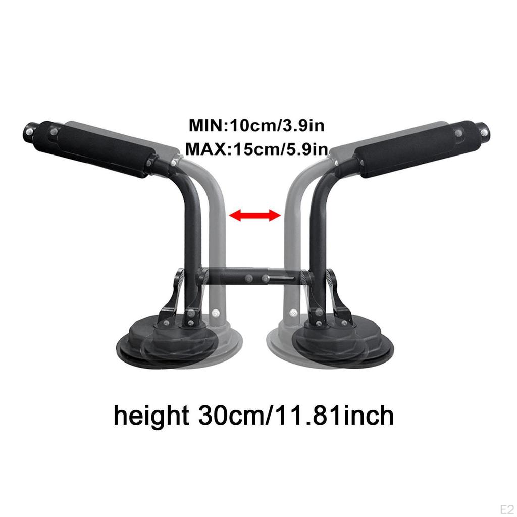 Pomocnik do załadunku kajaka na pojazd Rolka Mocowanie na przyssawkę Uchwyt Aluminiowy Popychacz do łodzi Regulowany