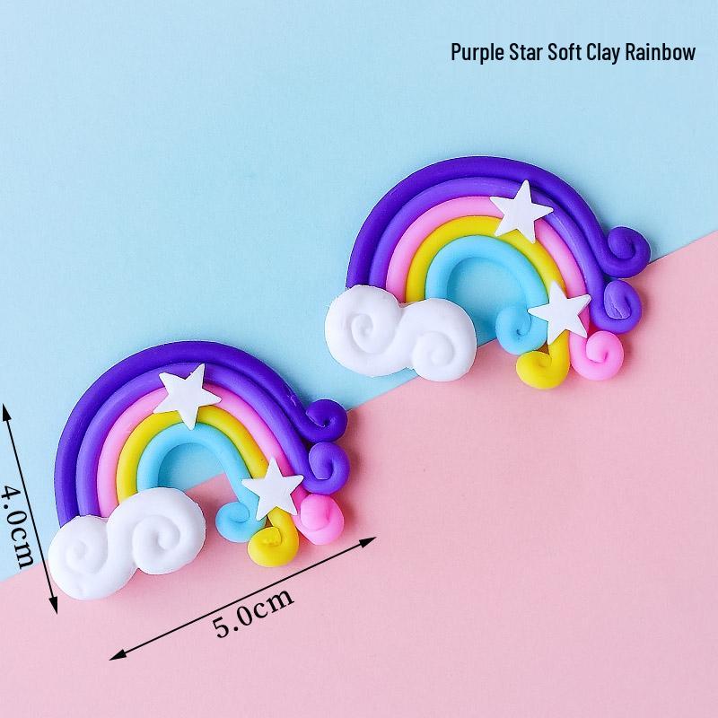 Double Layer Rainbow Balloon Cake Topper: Colorful Happy Birthday Decoration