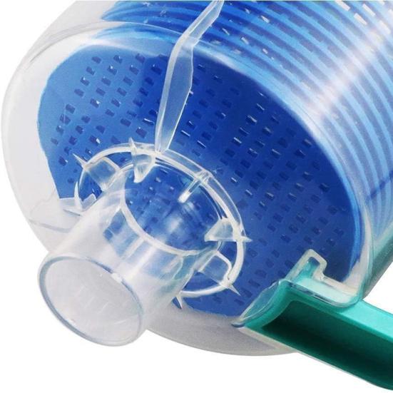 Pool Leaf Canister for Pool Vacuum Transparent Pool Leaf Collector Leaf Trap High-Capacity Leaf Catcher Catch Twigs Debris for Pool Spa