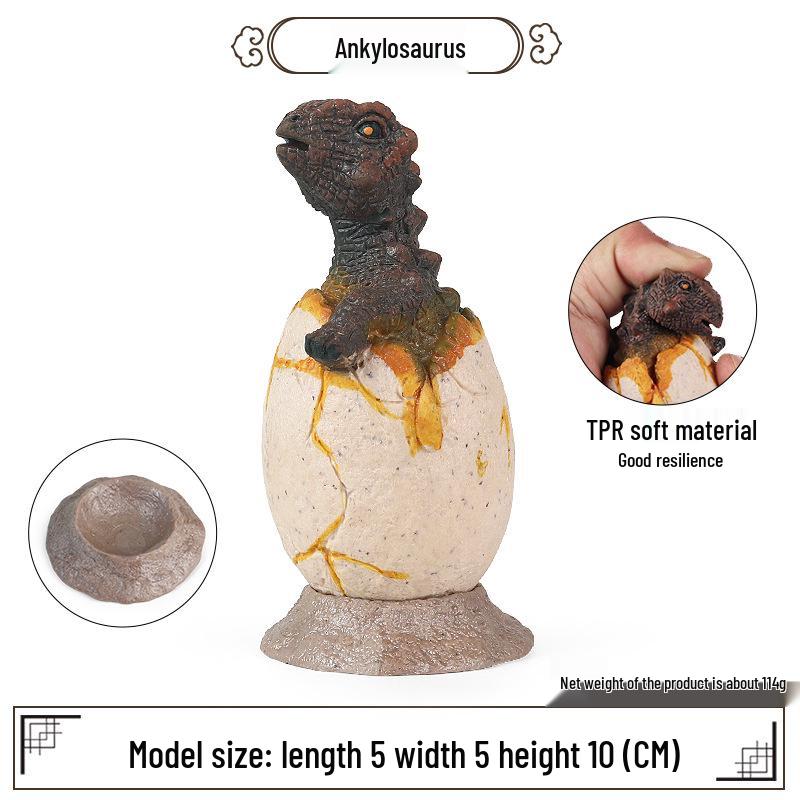 Kids' Marine Animal Model Stress Relief Toy Set: Pufferfish, Octopus, Crab, Shark, Dunkleosteus