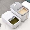 Airtight Rice Storage Container, 5kg/10kg Capacity, Drawer Type, with Casters, Vacuum Storage, Moisture-Proof, Insect Repellent, Includes Measuring Cu