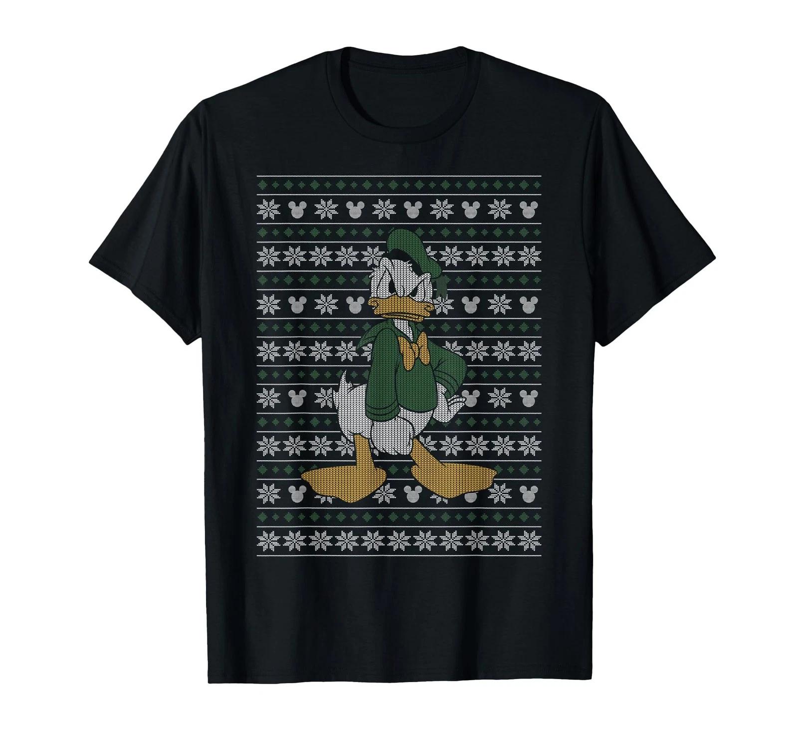 

Disney Donald Duck Christmas Sweater Style T-Shirt_ XL
