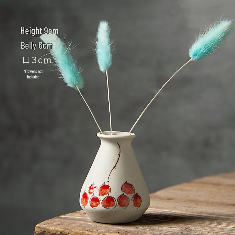 Jingdezhen Retro Hand-Painted Ceramic Mini Vase