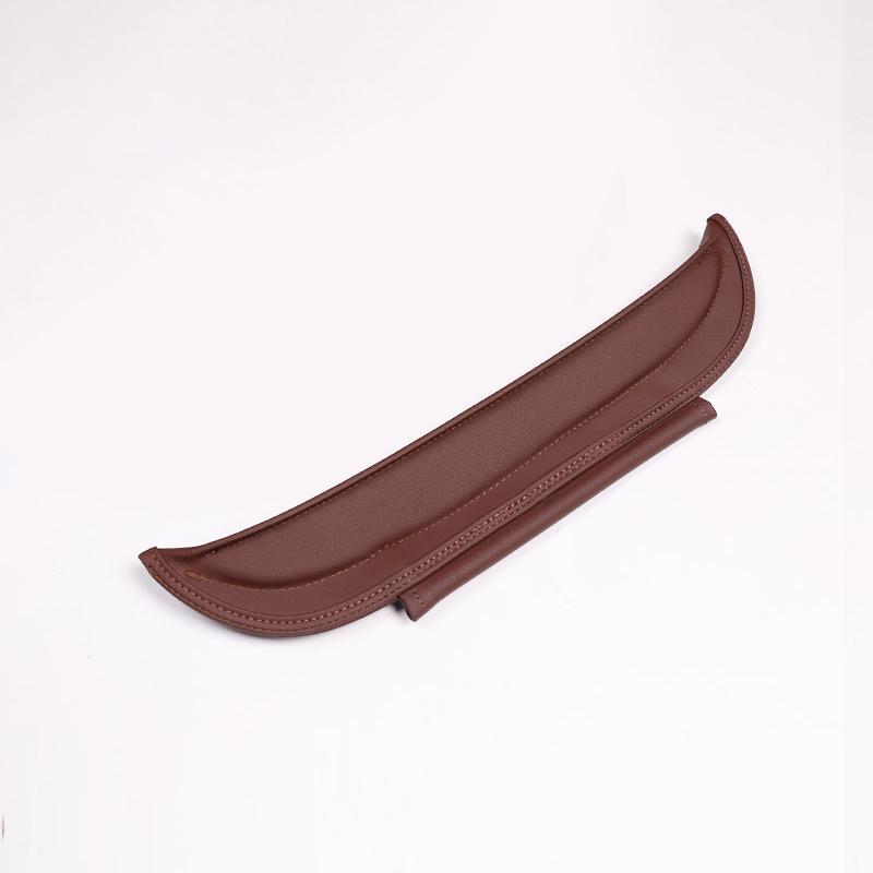 

Для Tesla Model 3 XSY, заглушка для салона сиденья, заглушка, кожаная щелевая накладка, модифицированные декоративные аксессуары коричневый