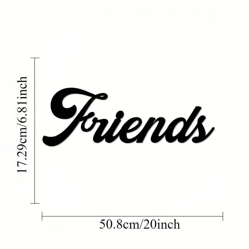 1ks Amis Love Wall Art – kovová nástěnná dekorace, Iron Art Silhouette, Home Accent a Artwork pro stylové interiéry