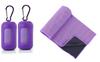 Cooling Set of Large Size X Made with Cooling Heatstroke Heat Relief Item Towels, 2, (90cm 30cm), Fibers, Prevention, Long-lasting Cooling,