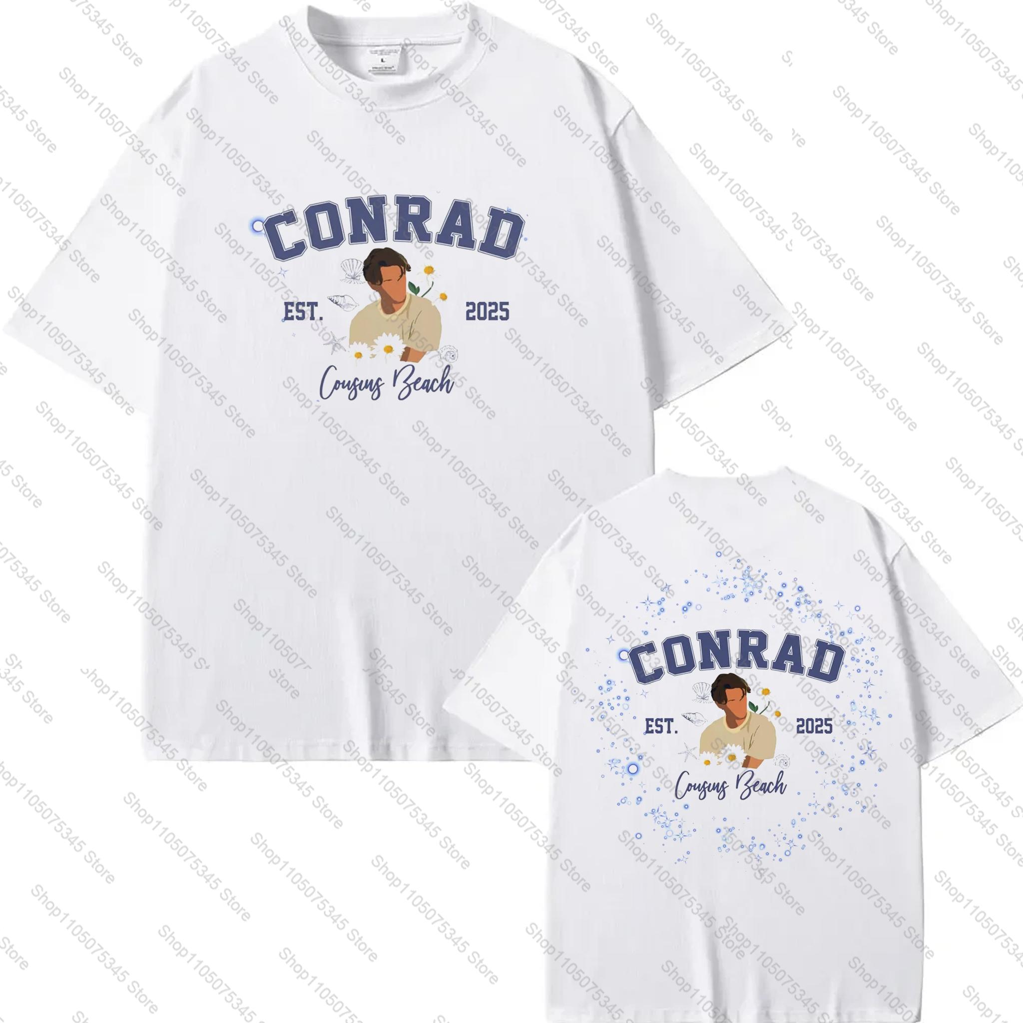 

TV Play Лето, когда я стала красивой Команда Конрада Пляж Казинс Двусторонняя футболка Мужская Женская Модная Повседневная Винтажная Футболка 4XL