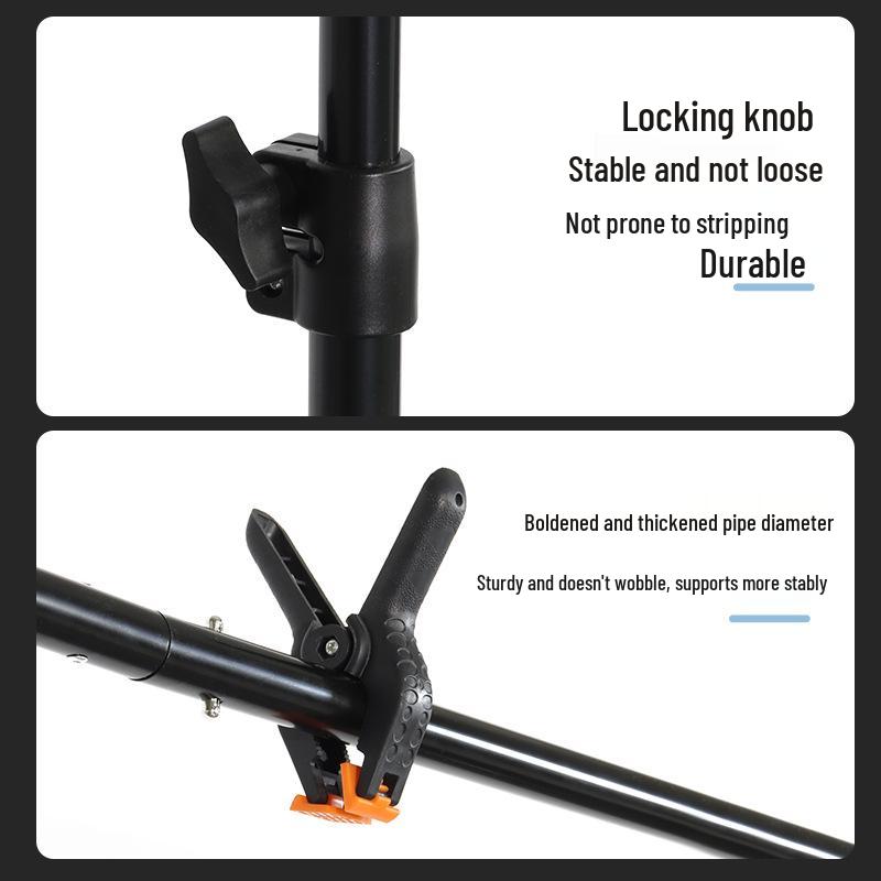 2m T-shaped Adjustable Photography Tripod Background Stand