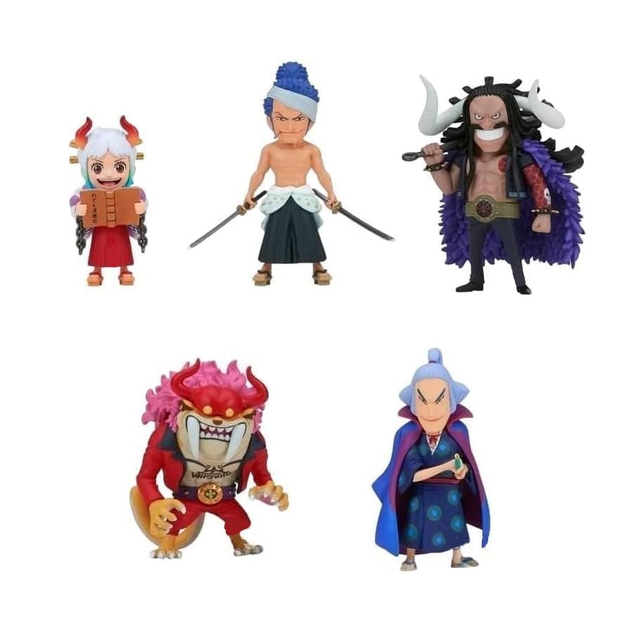 One Piece World Collectible Figures Wano Country Onigashima Arc 9 Complete Set of 5