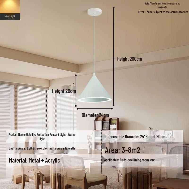 

Dream Bubble Macaron Conical Dining Pendant Light