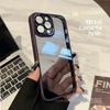Metal Lens iPhone 15 Suitable for 14promax iPhone Case 13 Simple 11 Anti Drop 12 Transparent