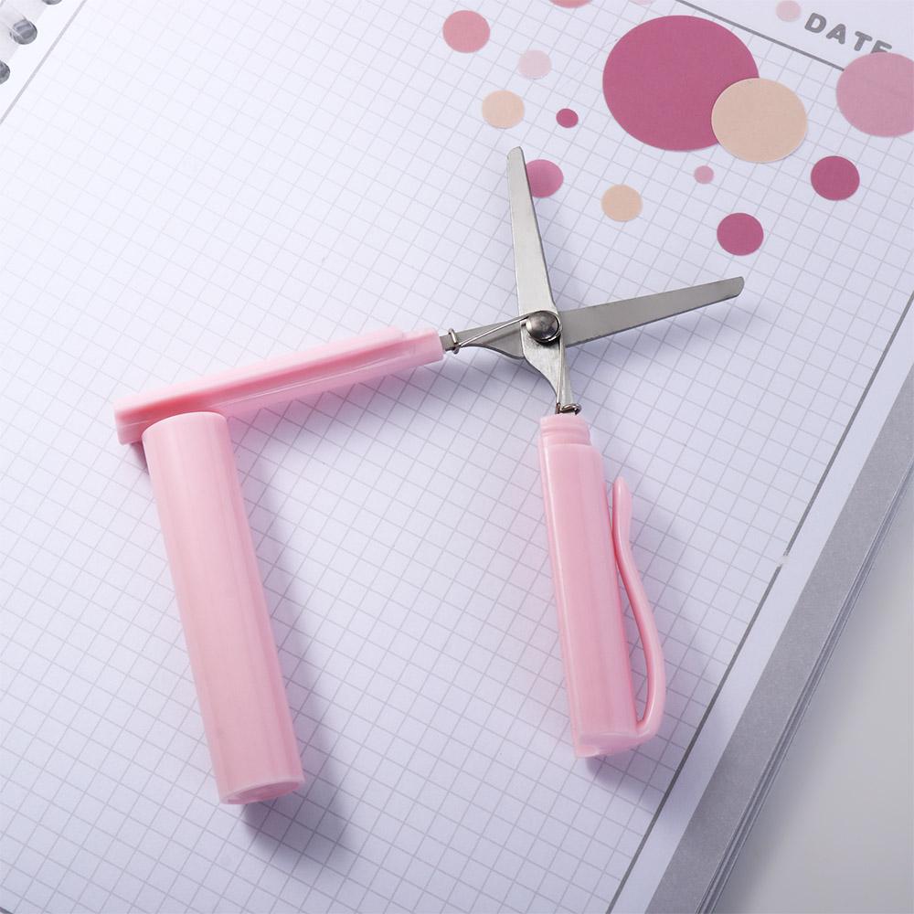Paper-Cutting Handwork Art Tools Safe Folding Scissor Handcraft Scissor Pen Shape Scissor