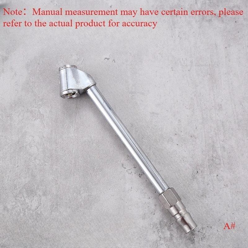 1Pc Car tire inflation nozzle, inflation head, quick inflation nozzle, motorcycle, bicycle, truck, air hose, inflation nozzle. White