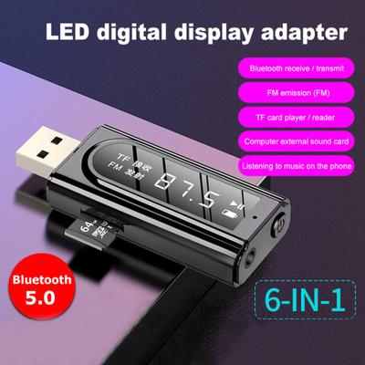 Adapter nadajnika Receptora USB zgodny z Bluetooth do samochodowego odbiornika audio Aux Adapter USB