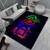 Gaming Teppich für Jungenzimmer Gamer Teppich mit Gamecontroller Teppich für Spielzimmer Esports-Raum und Jungen Spielzimmer-Themen Schlafzimmer Bodenmatte