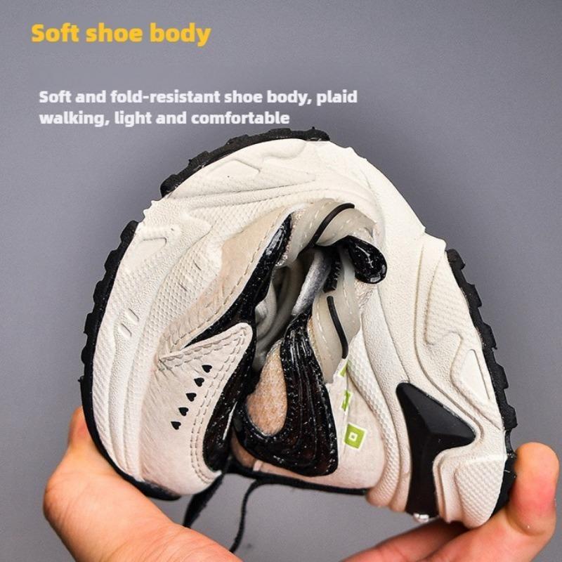Dad Shoes Spring and Autumn Fashion Mesh Breathable Girls Sneakers Medium and Older Children's Casual Shoes