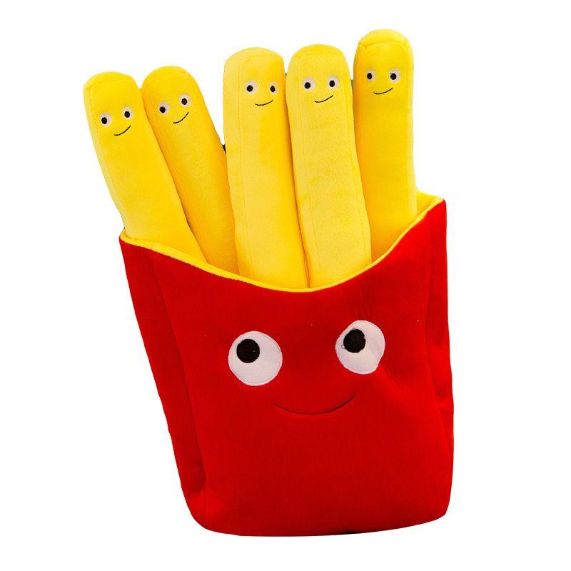 

Cute Cartoon Plush French Fries Soft Toys Cuddly Pizza Pillow Cushion Kids Gifts French Fries,30cm/11.8in