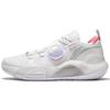 New LINING The Whole City Is 8 Lite Basketball Shoes Men Low Top White/Blue/Purple ABPT063-1