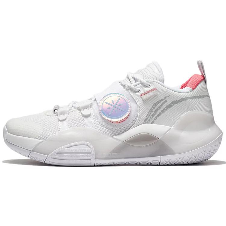 

LINING The Whole City Is 8 Lite Basketball Shoes Men Low Top White/Blue/Purple 45