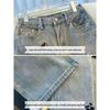 2026 New Autumn Women's High-Waist Wide-Leg Jeans with Dog Embroidery