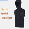 WEZHO 3mm Hooded Thermal Diving Vest