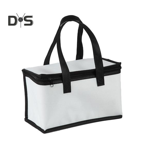

Портативная сумка для ланча с широким отверстием, сумка для ланча из алюминиевой фольги, сумка для пикника, кемпинга, пешего туризма, переноска для еды и напитков черный белый
