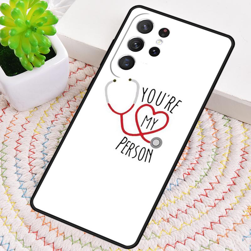 You're My Person Greys Anatomy Coque Phone Case For Samsung Galaxy note 10 pro S26 S25 S24 S23 S22 Ultra Plus S21 FE S20 Cover