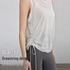 Women's Loose Fit Quick-Dry Sleeveless Sports T-Shirt