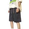 Men's Straight-Leg Denim Shorts Summer Thin Version Loose-Fit Mid-Length Wide-Leg Casual Five-Piece Pants