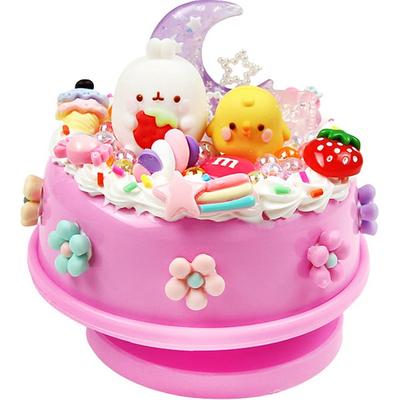 Cute Molang Music Box Decoration Set, Mixed Colors, 1 Set, Korean Toy Supplies