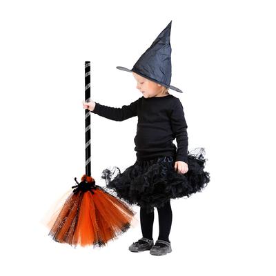 Halloweenský čarodějnický kostým Koště Cosplay rekvizita pro halloweenskou kostýmovou párty