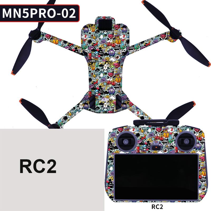 for DJI Mini 5 Pro Skin Full body Cover Anti-Scratch rc-n3 RC 2 Sticker Scratch Resistant Waterproof PVC Skins mini 5 Accessory